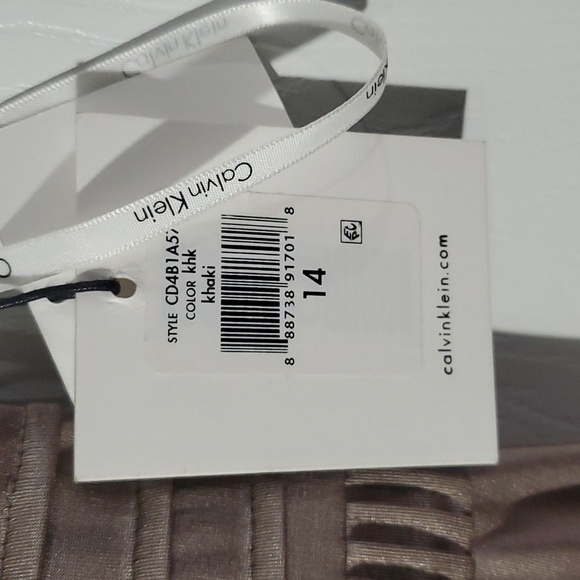 NEW Calvin Klein Wedding Party Mother of Bride Maxi Dress Size 14 - Picture 4 of 16